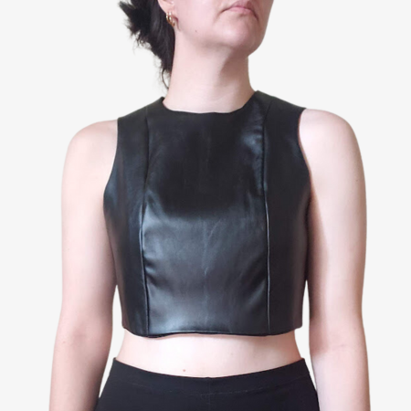 Women's Leather Top