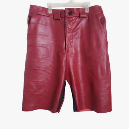 Mens Leather Shorts